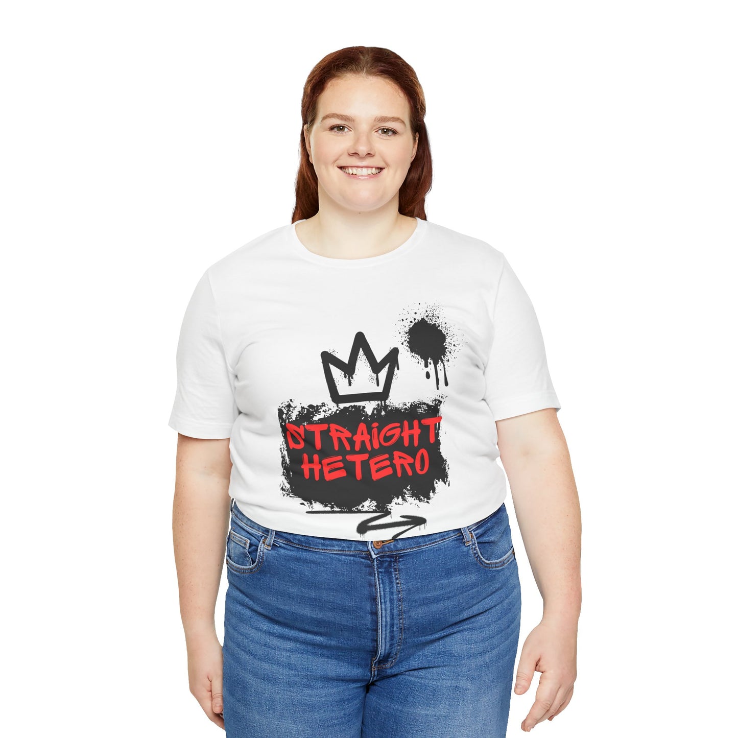 ***LIMITED EDITION*** Straight Hetero – LOGO – Unisex Tee White collection