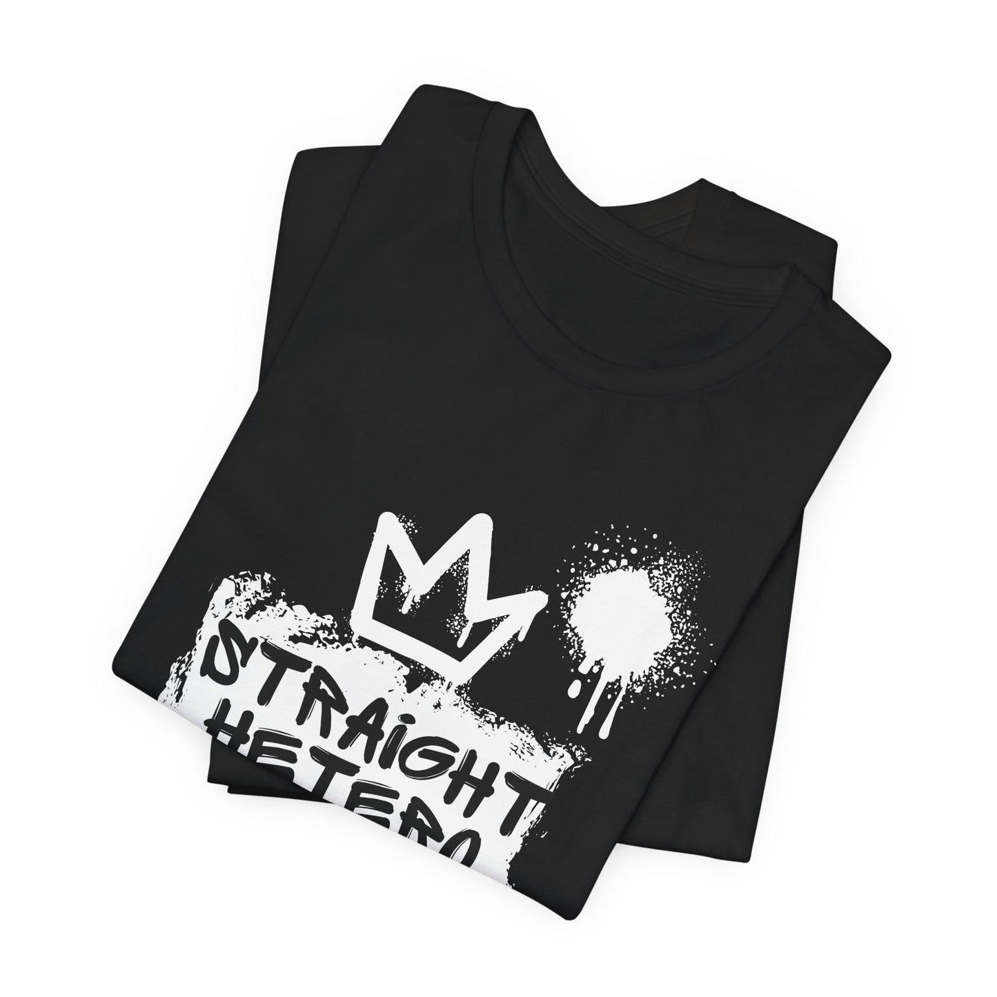 LIMITED EDITION*** Straight Hetero – LOGO – Unisex Tee Black/White collection