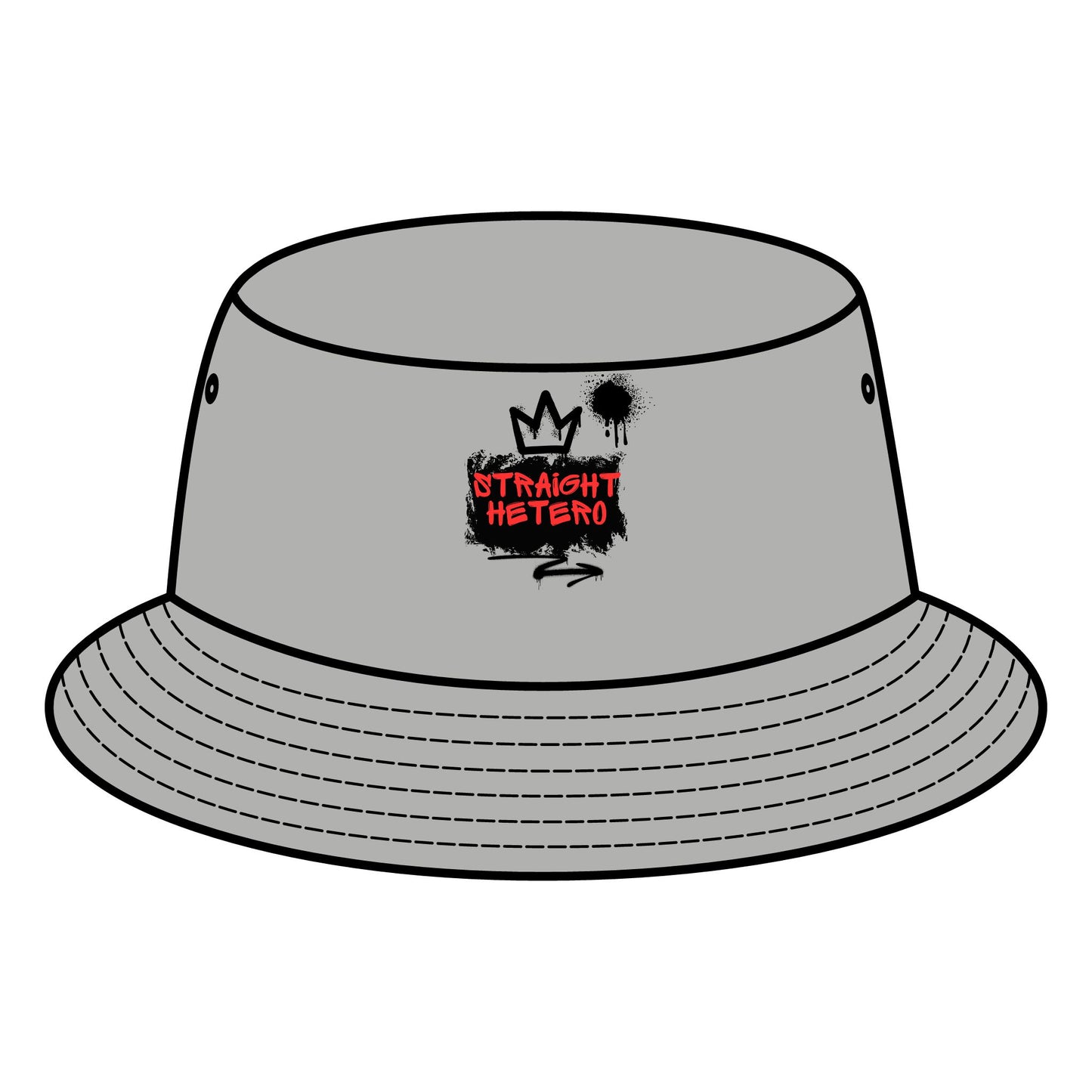 Straight Hetero- LOGO- Bucket Hat
