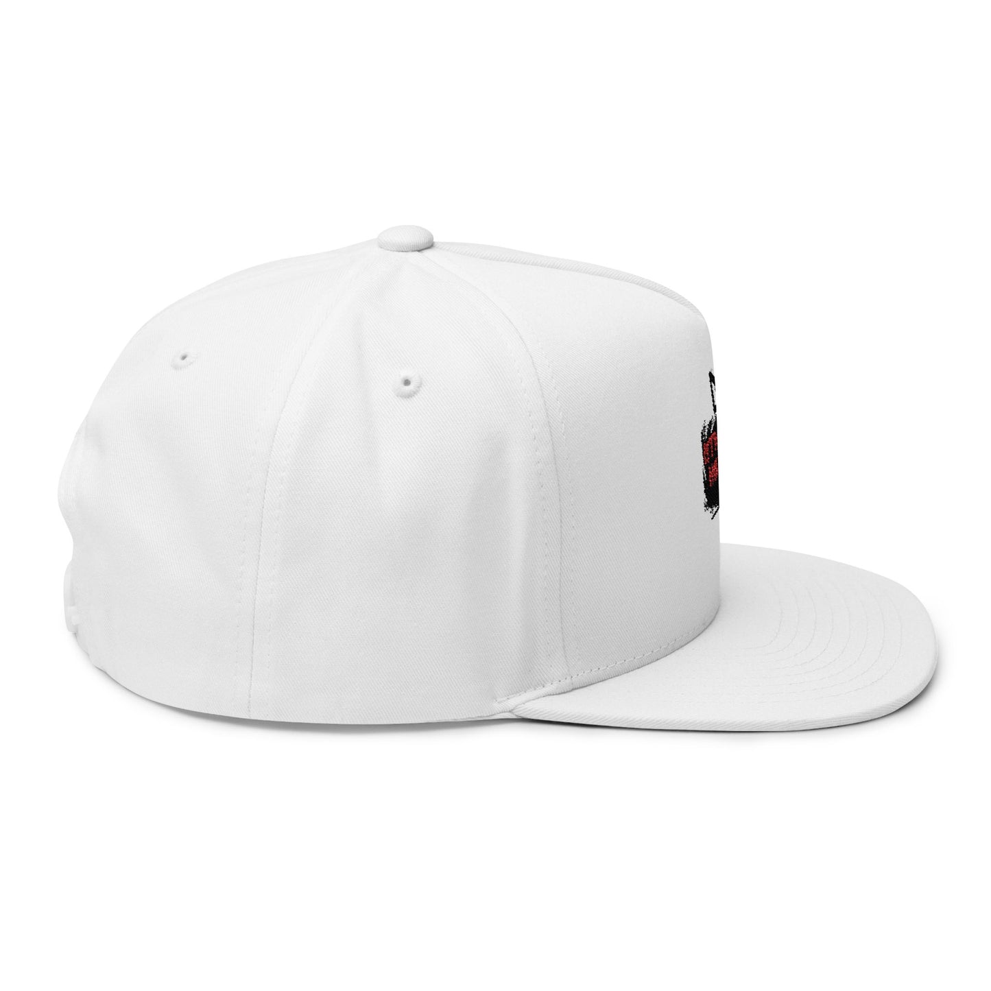 Straight Hetero- LOGO- Flat Bill Cap (Embroidery)