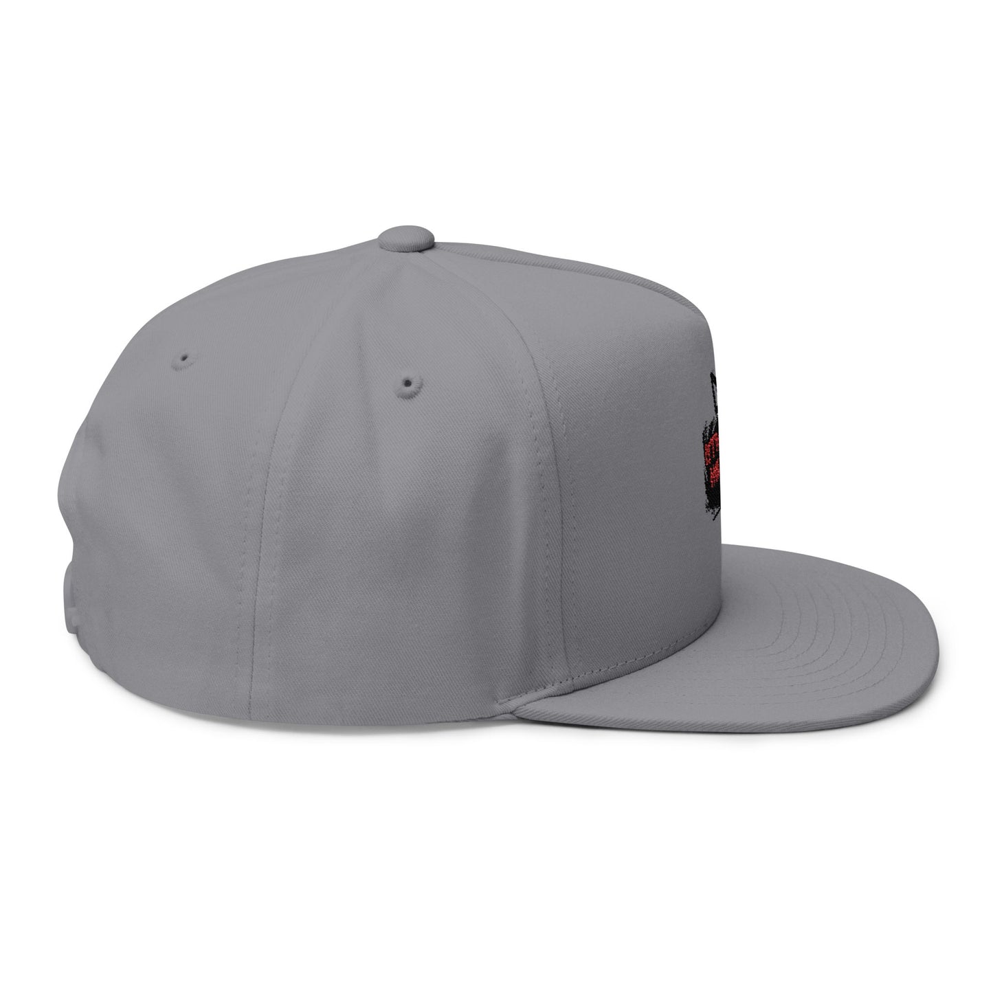 Straight Hetero- LOGO- Flat Bill Cap (Embroidery)