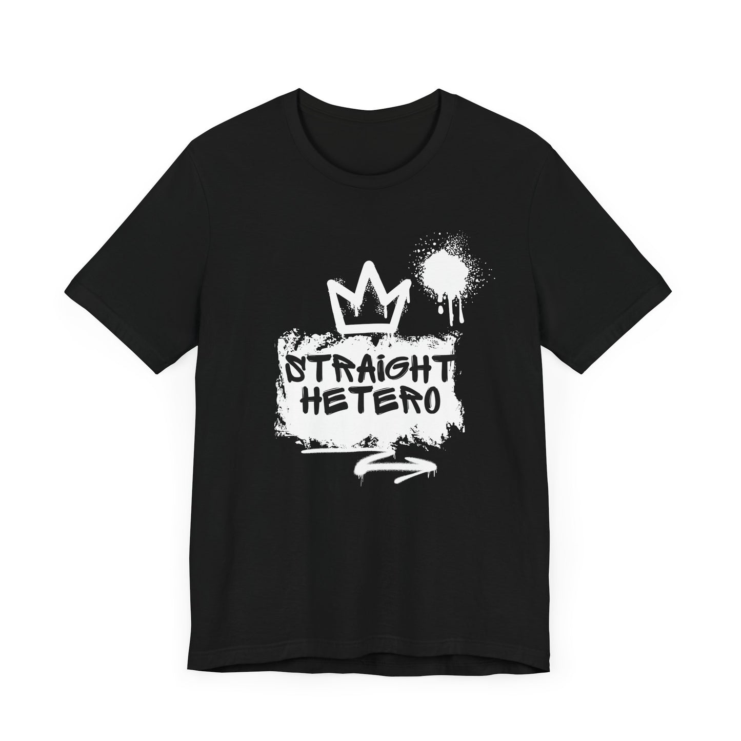 LIMITED EDITION*** Straight Hetero – LOGO – Unisex Tee Black/White collection