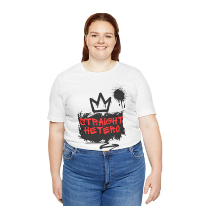 ***LIMITED EDITION*** Straight Hetero – LOGO – Unisex Tee White collection