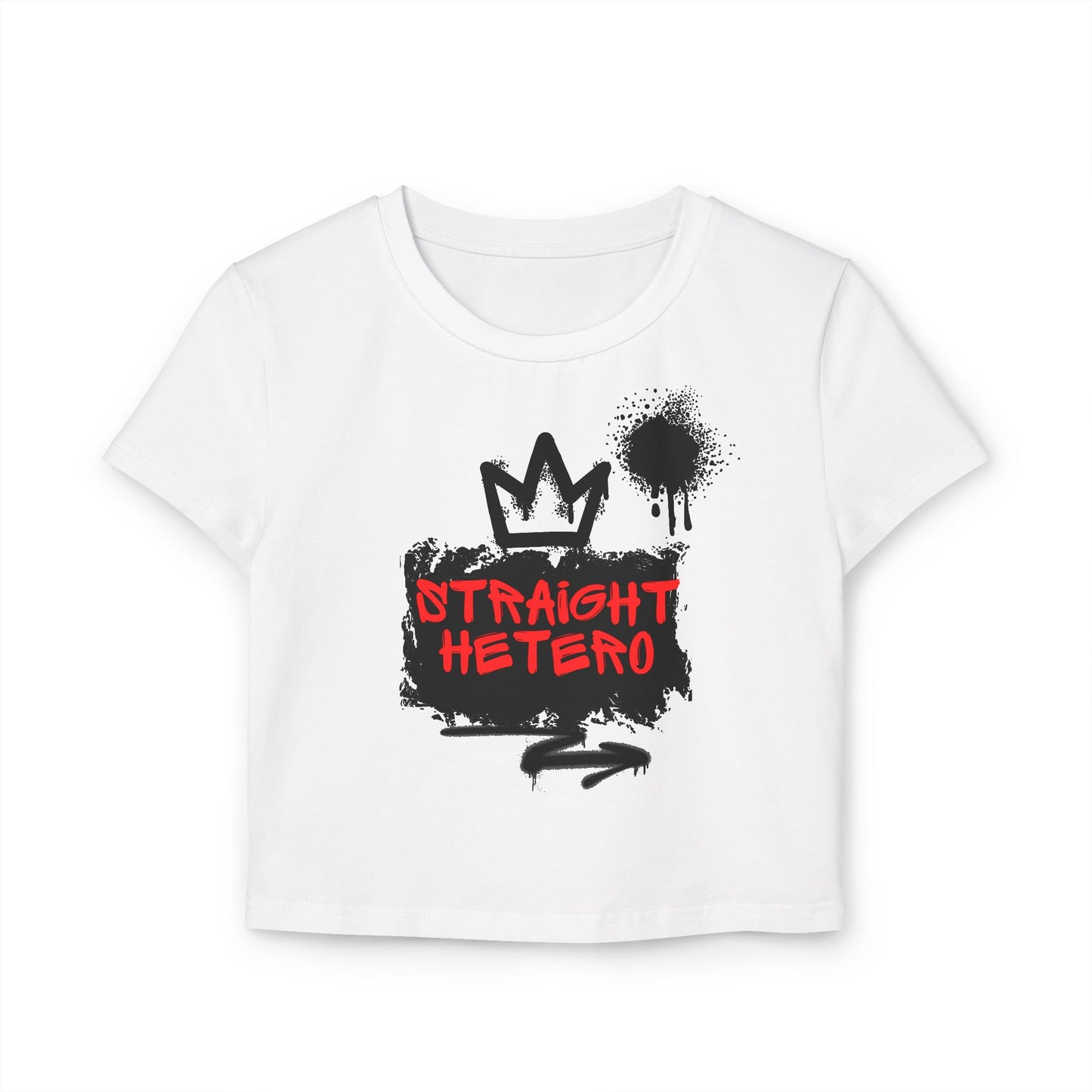 ***LIMITED EDITION*** Straight Hetero – LOGO – Women's Baby Tee