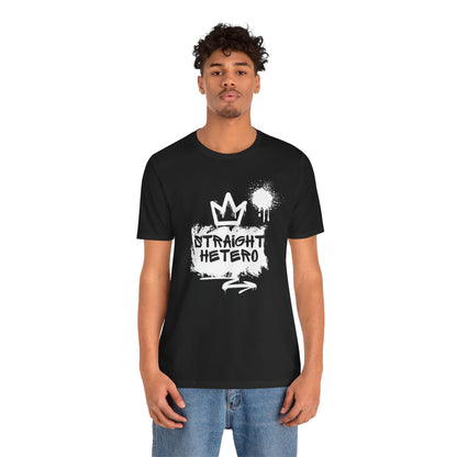 LIMITED EDITION*** Straight Hetero – LOGO – Unisex Tee Black/White collection