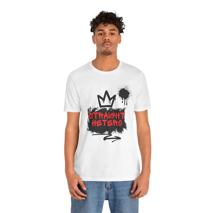 ***LIMITED EDITION*** Straight Hetero – LOGO – Unisex Tee White collection