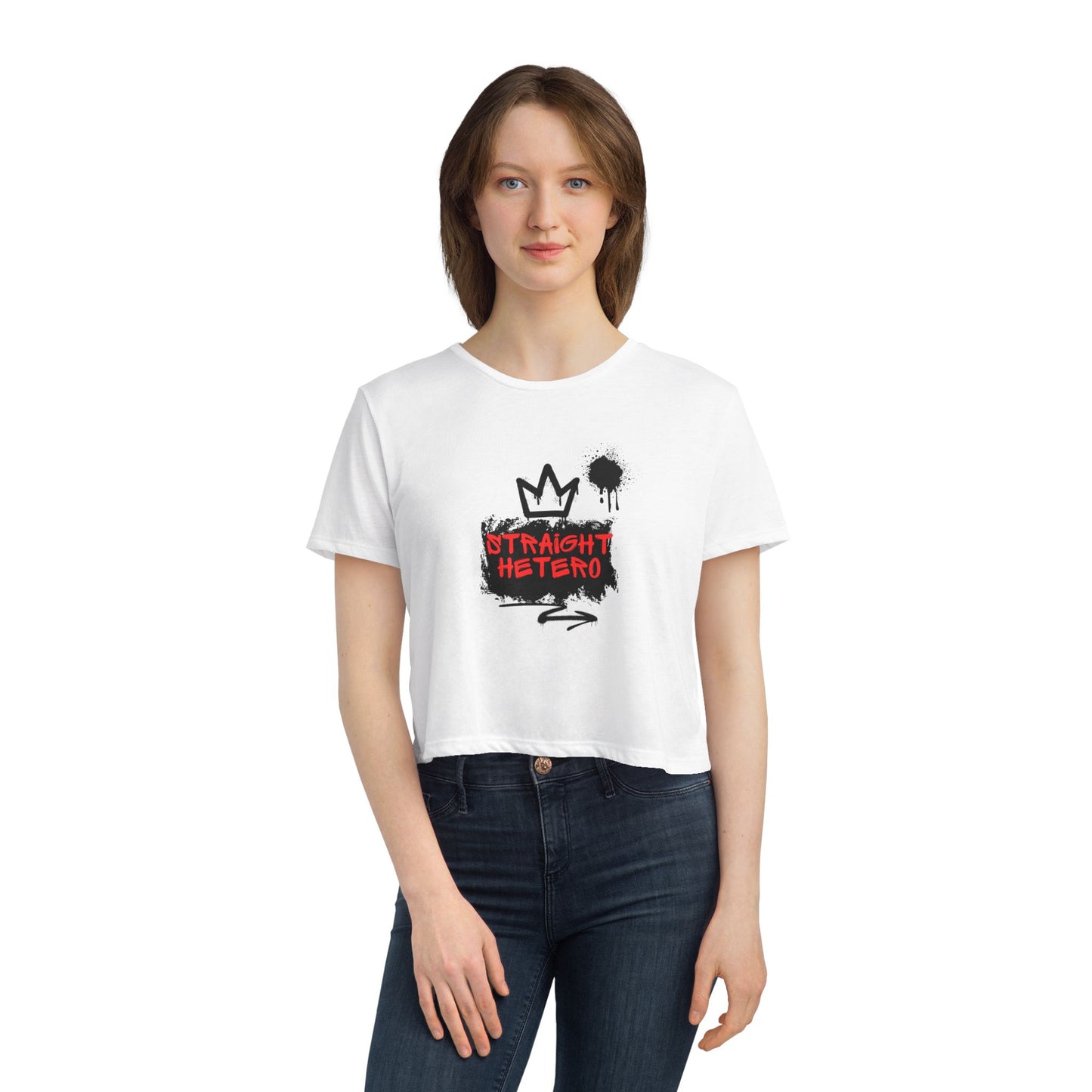 ***LIMITED EDITION*** Women's Flowy Cropped Tee- LOGO