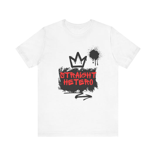 ***LIMITED EDITION*** Straight Hetero – LOGO – Unisex Tee White collection