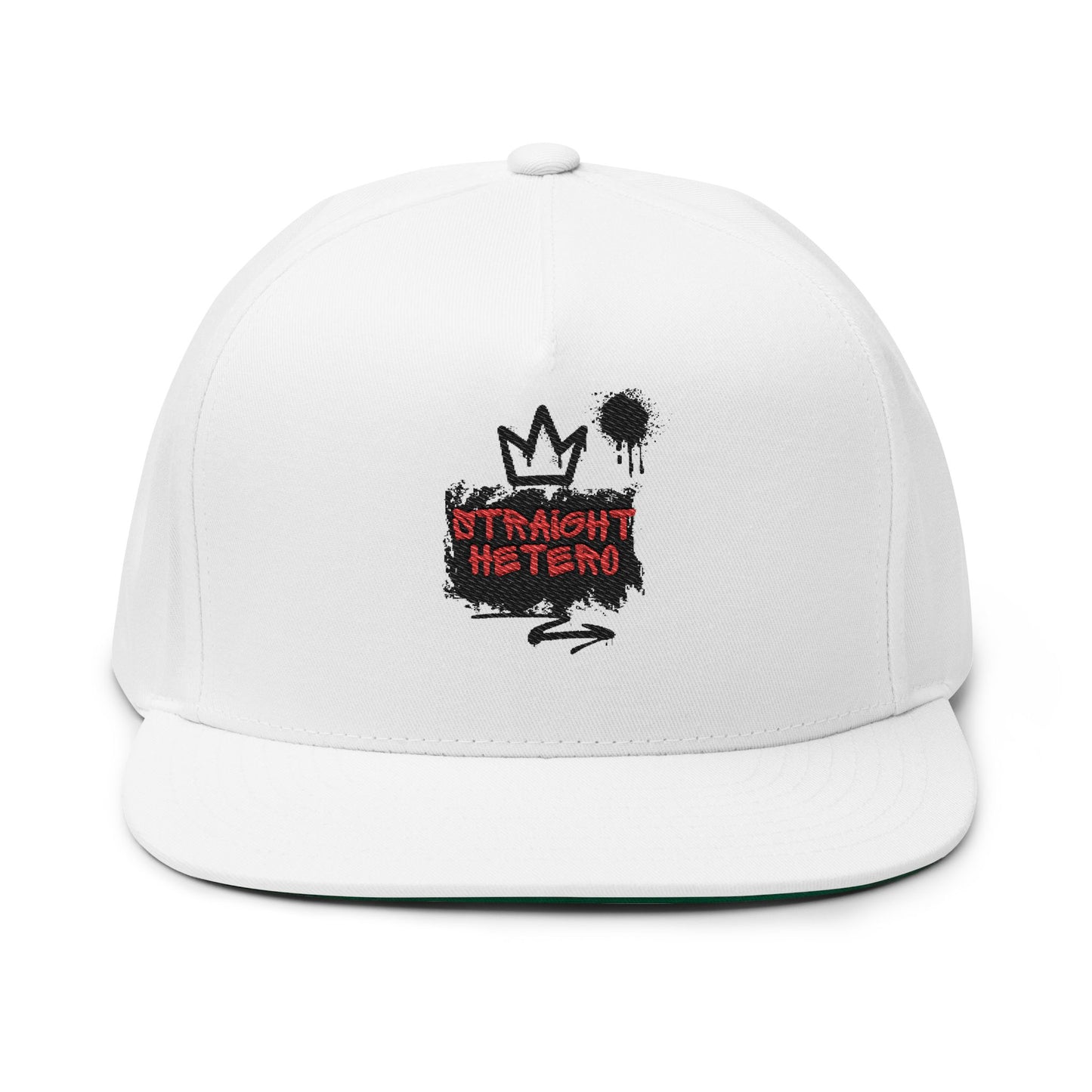 Straight Hetero- LOGO- Flat Bill Cap (Embroidery)