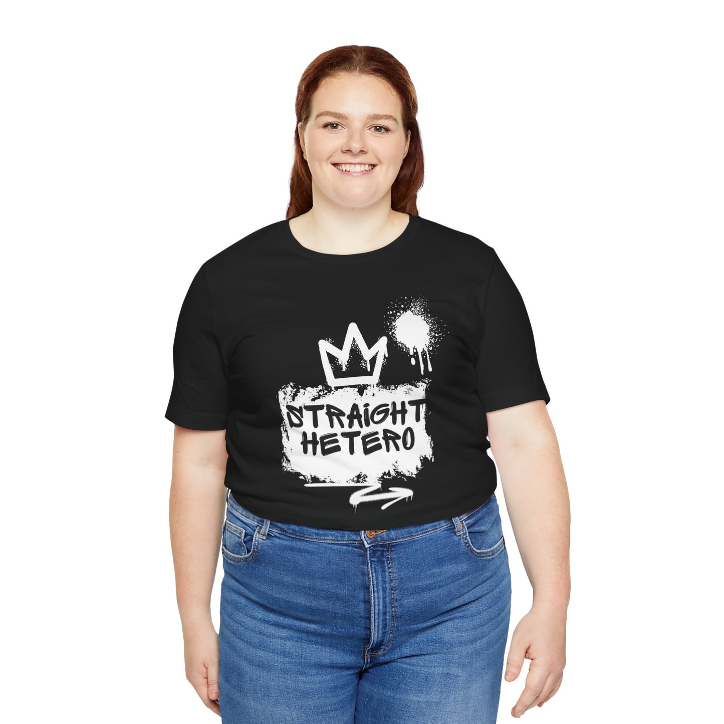 LIMITED EDITION*** Straight Hetero – LOGO – Unisex Tee Black/White collection