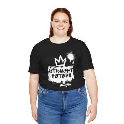 LIMITED EDITION*** Straight Hetero – LOGO – Unisex Tee Black/White collection